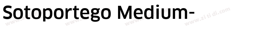 Sotoportego Medium字体转换